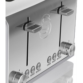 Swan ST19020GRN Retro 4-Slice Toaster with Defost/Reheat/Cancle Functi