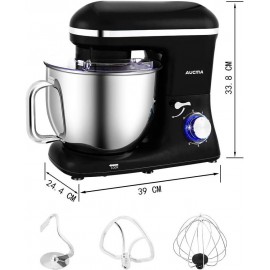 Aucma Stand Mixer,7L Tilt-Head Food Mixer, 6 Speed Electric Kitchen Mi