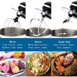 Aucma Stand Mixer,7L Tilt-Head Food Mixer, 6 Speed Electric Kitchen Mi