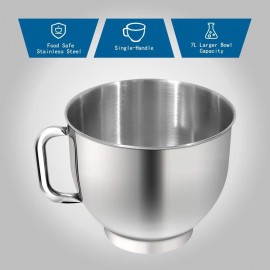 Aucma Stand Mixer,7L Tilt-Head Food Mixer, 6 Speed Electric Kitchen Mi