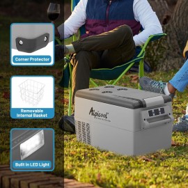 Alpicool CF55 Portable Freezer,12 Volt Refrigerator, 52 Quart (49.4 Li