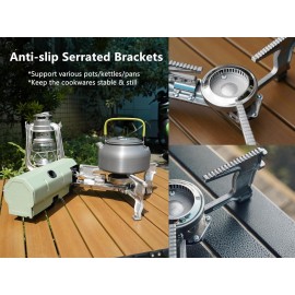 ONLYFIRE Foldable Camping Butane Stove, Portable Camping Stove Outdoor