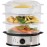 Daewoo SDA1338 3 Tier Family Size Food Steamer, Use for Variety of Foo