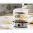 Daewoo SDA1338 3 Tier Family Size Food Steamer, Use for Variety of Foo