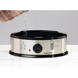 Daewoo SDA1338 3 Tier Family Size Food Steamer, Use for Variety of Foo