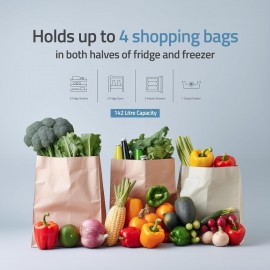 Cookology CFF1425050 Static 142 Litre Freestanding 50/50 Fridge Freeze