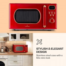 Klarstein Microwave Oven, Countertop Microwave Ovens 800w with Grill,