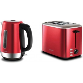 Morphy Richards Equip Red Jug Kettle - 1.7L - Rapid Boil - Limescale F