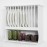 SoBuy KCR04-W, Wall Mounted Kitchen Plate Cup Rack, Kitchen Wall Shelf