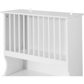 SoBuy KCR04-W, Wall Mounted Kitchen Plate Cup Rack, Kitchen Wall Shelf