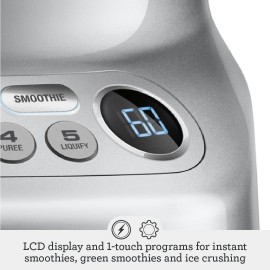 Breville the Fresh & Furious Red Velvet 50 oz Food Blender, 1100 Watts