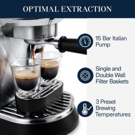 De'Longhi EC950M Dedica Maestro Plus Espresso Machine with Automatic S