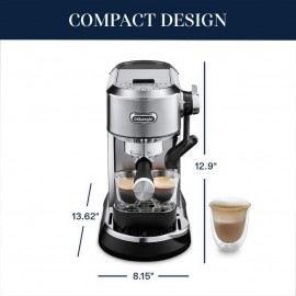 De'Longhi EC950M Dedica Maestro Plus Espresso Machine with Automatic S