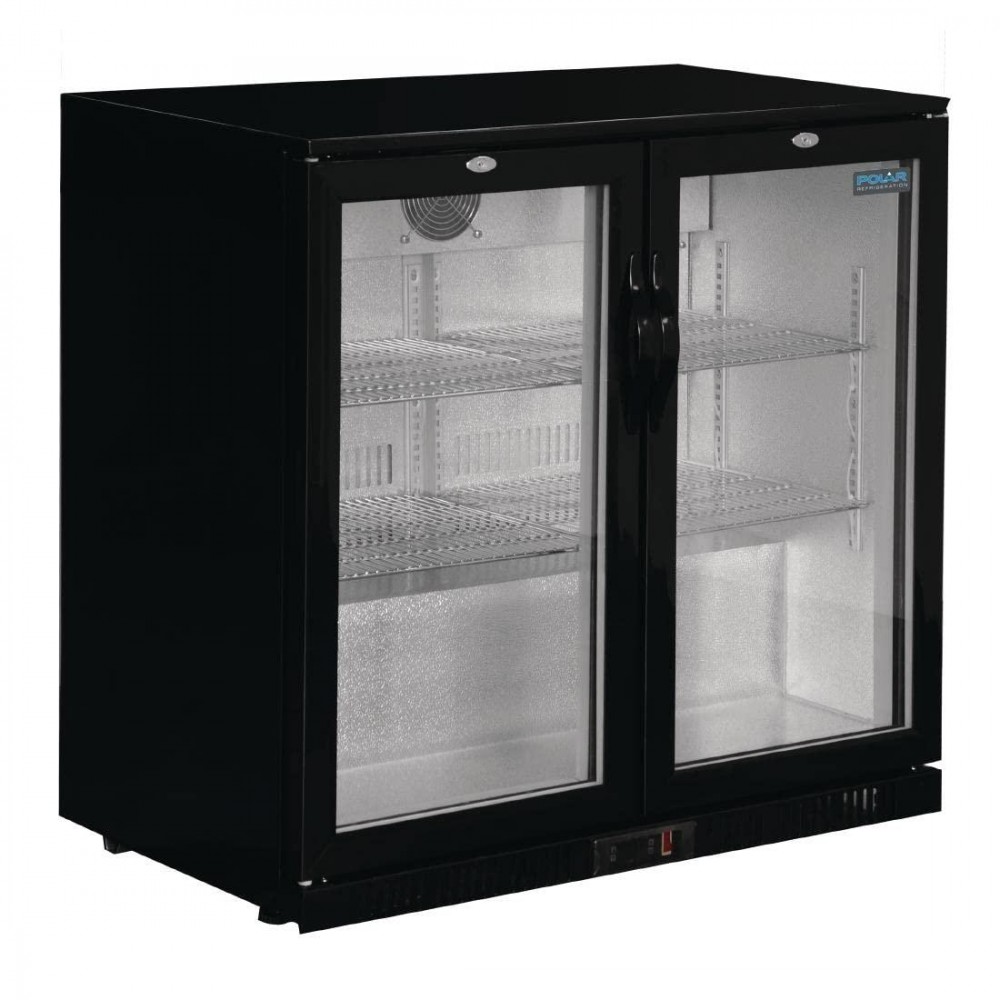Polar GL002 G-Series 230W Double Hinged-Door Commercial Beer Fridge Ba