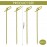 50PCS Cocktail Picks,Cocktail Sticks,Natural Bamboo Knot Skewers,Mini