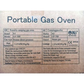 Portable Mini Gas Oven 30L Grill Camping Outdoor with Carry Case Butan