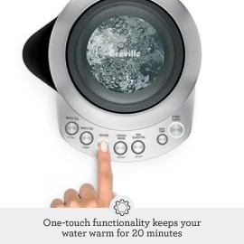 Breville BKE820XL IQ Kettle, Countertop Electric Kettle, Brushed Stain