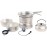 Trangia Camping 25-2 Stove With Gas Burner, Silver, One Size