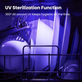 COMFEE' Countertop Dishwasher, Portable Dishwasher with 6L Built-in Wa