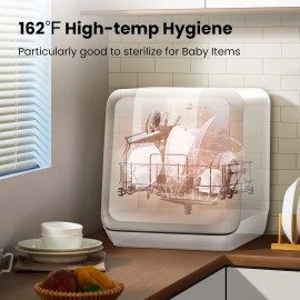 COMFEE' Countertop Dishwasher, Portable Dishwasher with 6L Built-in Wa
