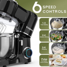 Vospeed Stand Mixer 1500W 8L Cake Mixer Electric Kitchen Food Mixer wi