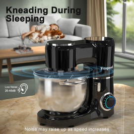 Vospeed Stand Mixer 1500W 8L Cake Mixer Electric Kitchen Food Mixer wi