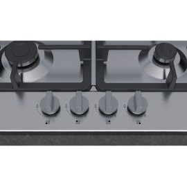 NEFF N50 T26BB59N0 58cm Gas Hob - Stainless Steel, Built-in