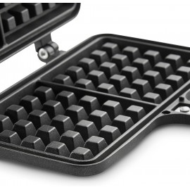 VonShef Stove Top Waffle Iron, Dual Head Die-Cast Aluminium Waffle Mak