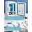 NORTHCLAN Mini Fridge for Bedrooms 10L/11 Cans with AC/DC Powered, Qui