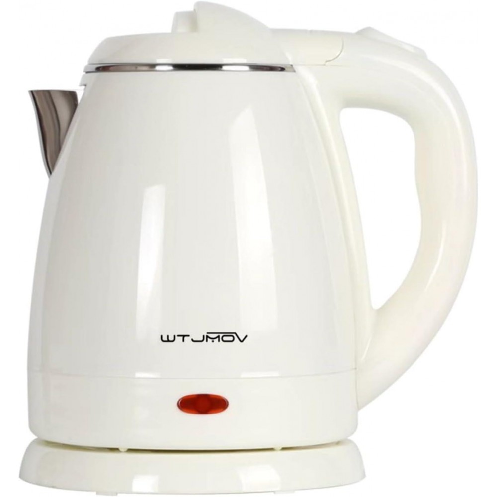 1.2L Electric Kettle Small, 40 Ounce Hot Tea Kettle Double Wall Stainl