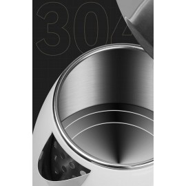 1.2L Electric Kettle Small, 40 Ounce Hot Tea Kettle Double Wall Stainl