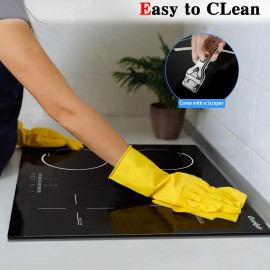 Cooksir Plug in Induction Hob 4 Zone Electric Hob 60cm with Flex Zones