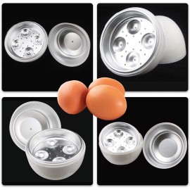 Microwave Egg Boiler for 4 Eggs Poachers Boiled Egg Cooker Microwave o