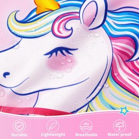 WERNNSAI Kids Art Smock - Painting Smocks for Kids Waterproof Toddler