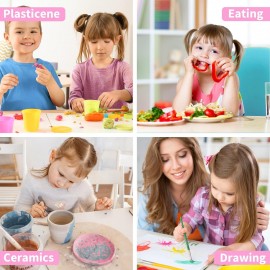 WERNNSAI Kids Art Smock - Painting Smocks for Kids Waterproof Toddler