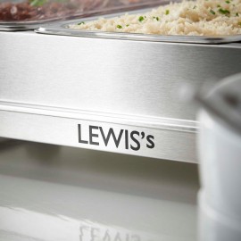 Lewis's Electric Food Warmer Buffet Server – Buffet Trays with Lids –
