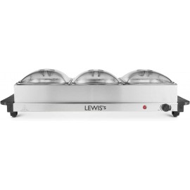 Lewis's Electric Food Warmer Buffet Server – Buffet Trays with Lids –