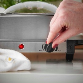 Lewis's Electric Food Warmer Buffet Server – Buffet Trays with Lids –