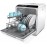 Hermitlux Table Top Dishwasher, Mini Countertop Dishwasher with 4 Plac