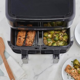 West Bend Air Fryer Dual Basket 10-Quart Capacity with Digital Control