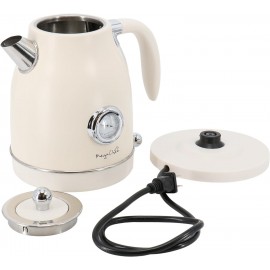 MegaChef 1.7 Liter Electric Tea Kettle and 2 Slice Toaster Combo in Ma