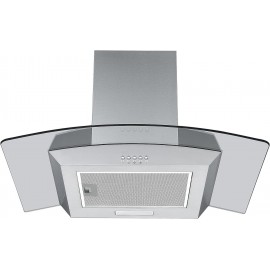 Cookology Curved Glass Chimney Cooker Hood, Energy A Rated Wall Mounte