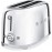 Smeg TSF02SSUS 50's Retro Style Aesthetic 4 Slice Toaster, Chrome