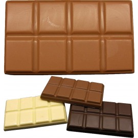 6 x Plain Chocolate Bar Moulds