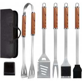 KALAHOL 7-in-1 BBQ Tools Set Extra Thick Stainless Steel Grill Tool Se