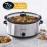 Crock-Pot 7 Quart Oval Manual Slow Cooker, Stainless Steel (SCV700-S-B