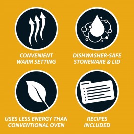 Crock-Pot 7 Quart Oval Manual Slow Cooker, Stainless Steel (SCV700-S-B