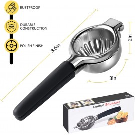 Lemon Squeezer, Sopito Stainless Steel Citrus Press Juicer Heavy Duty