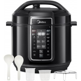 Midea 9-in-1 Electric Pressure Cooker 8L, 70% Faster 12 Presets Instan