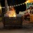 Outsunny 3-in-1 Portable Fire Pit, Stove, Coffee Table, Wood Burning F